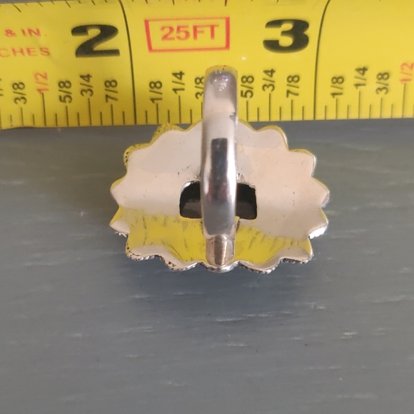 Psilomelane Sterling Silver Ring - Picture 6 of 8